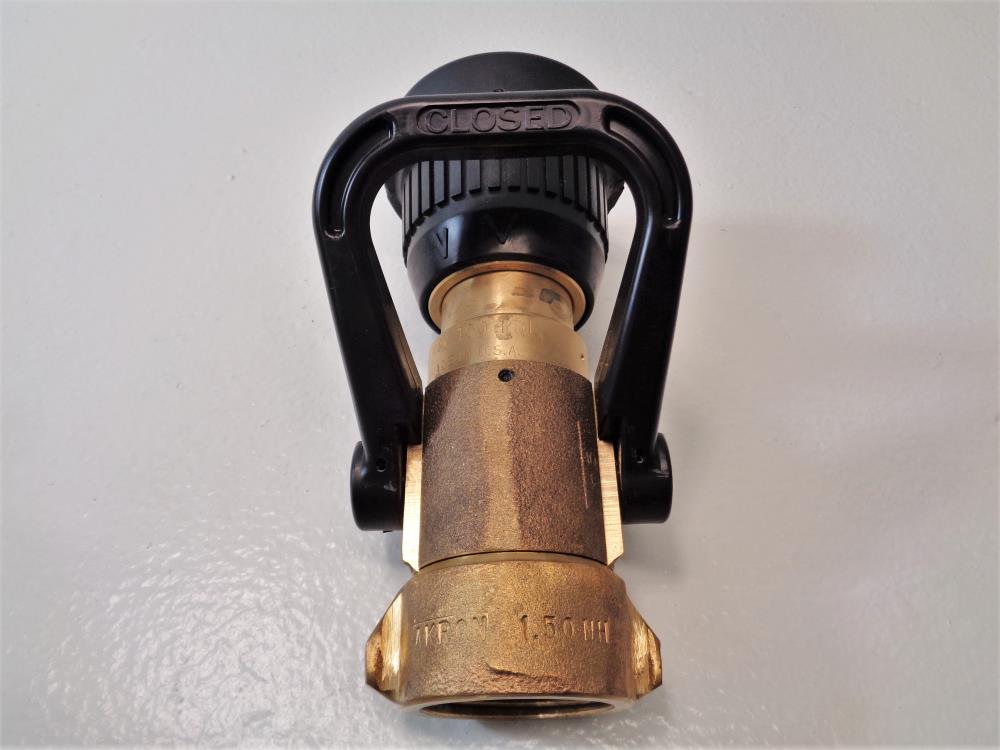 Akron Brass Fog Nozzle 1.50" NH, 95 GPM, Style #3015